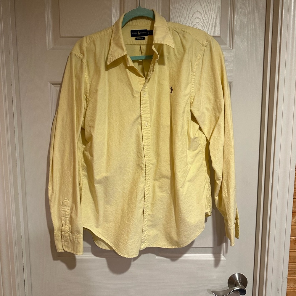 Polo by Ralph Lauren Men's Yellow Shirt